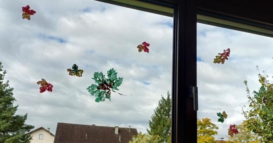 herbstliches Fenster